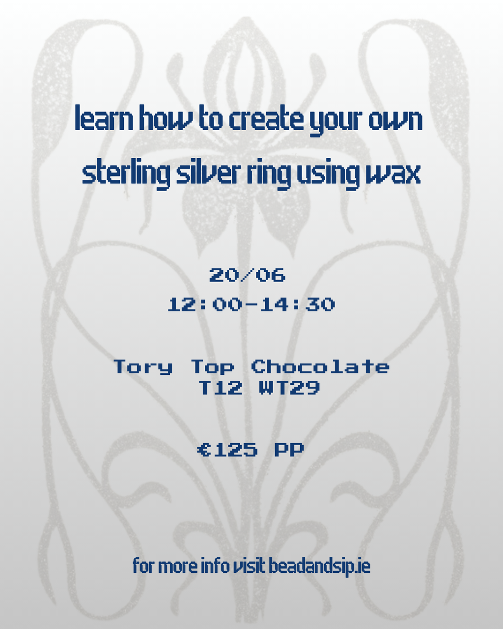Create your own sterling silver ring workshop