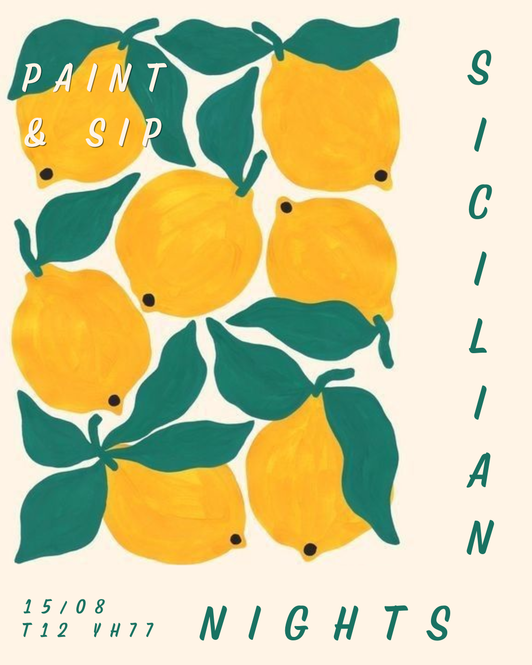 Paint & Sip - Sicilian Nights 15th of August